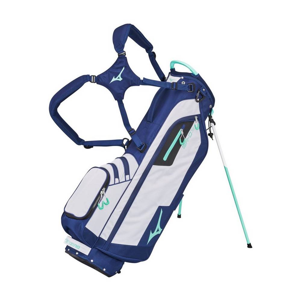 Bolsa Mizuno BR-D3 Stand Hombre Azul Marino/Blancas Baratas AFOR-03587